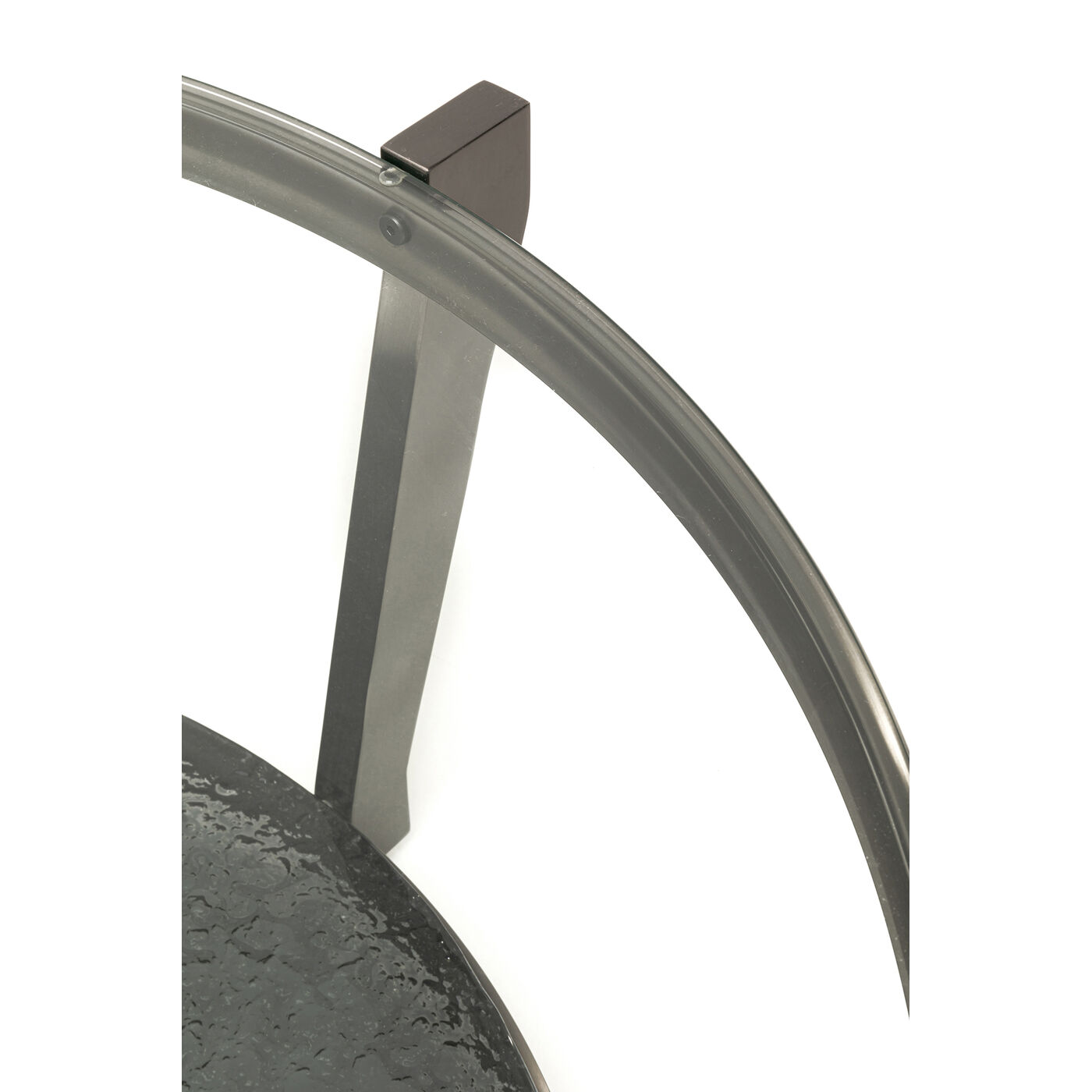 Стол кофейный Monocolo Graphite Ø90cm KARE 70102