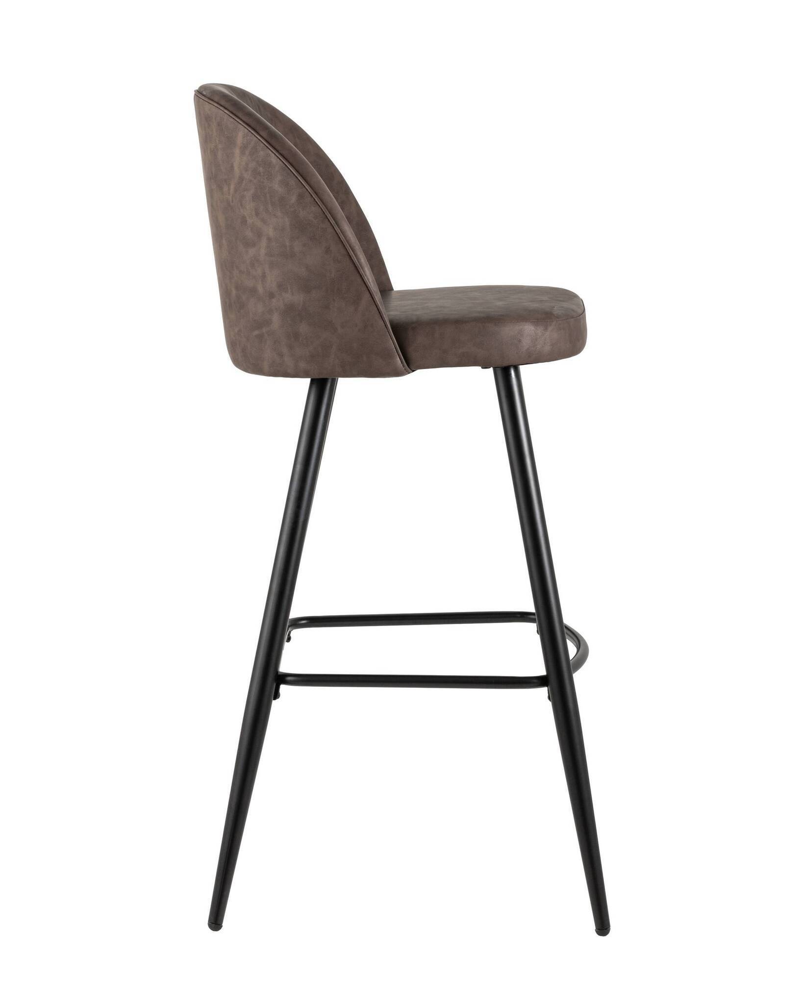 Стул барный Лион коричневая экокожа Stool Group