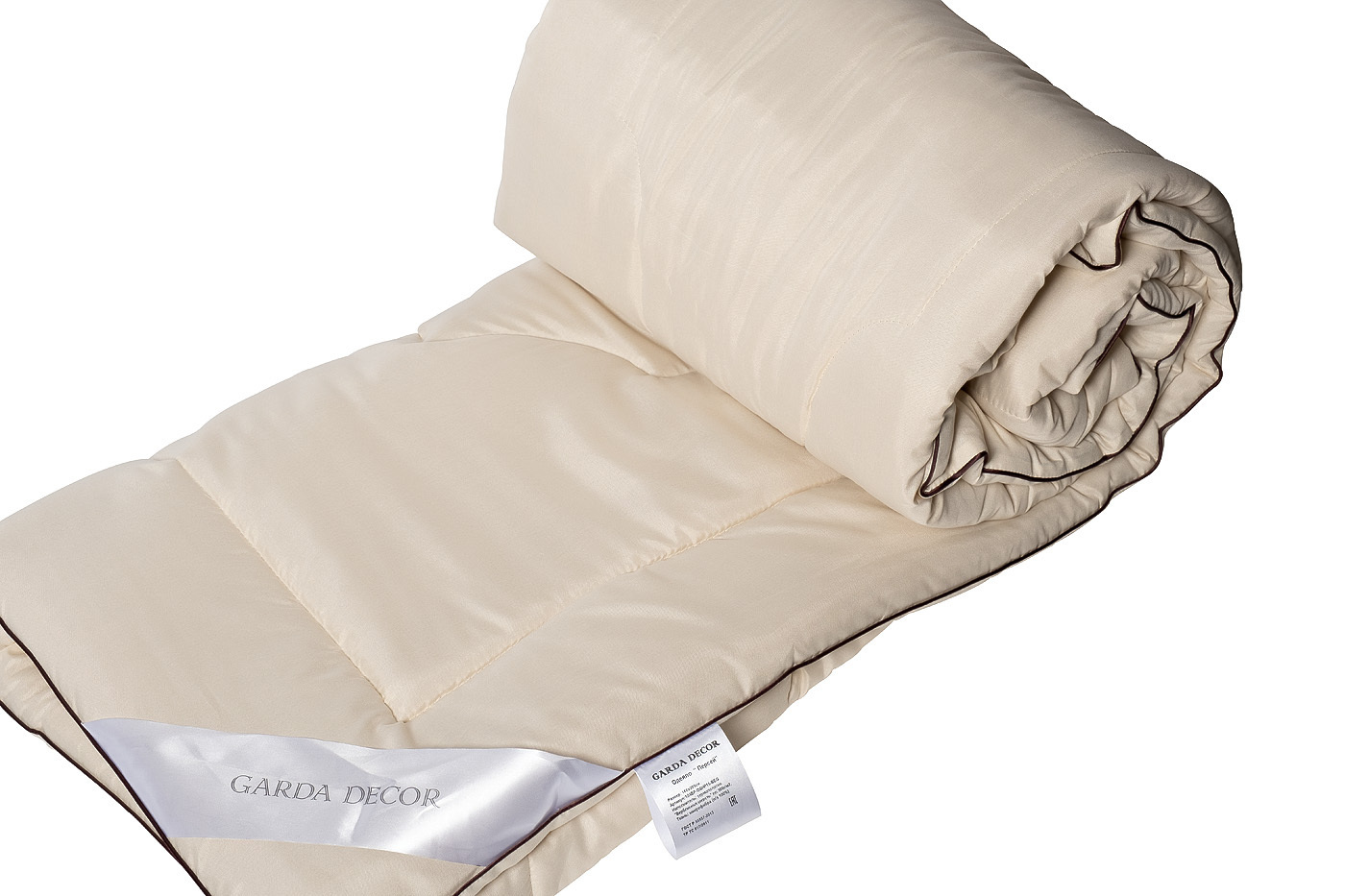 Одеяло "Персей" 140х205см верблюжья шерсть Garda Decor 104BP-OSHP15- BEG