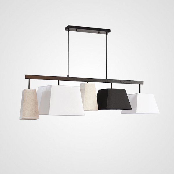 Подвесной светильник Parecchi Black L117 Square section by ImperiumLoft