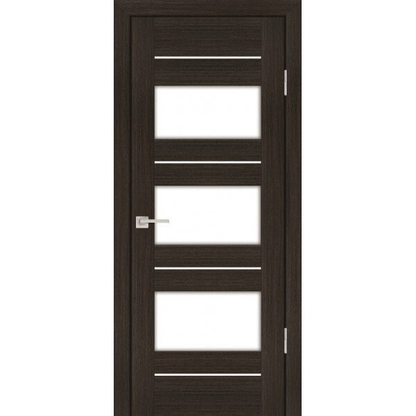 Межкомнатная дверь Graf PS-11 белый сатинат Мокко (2000 х 400)