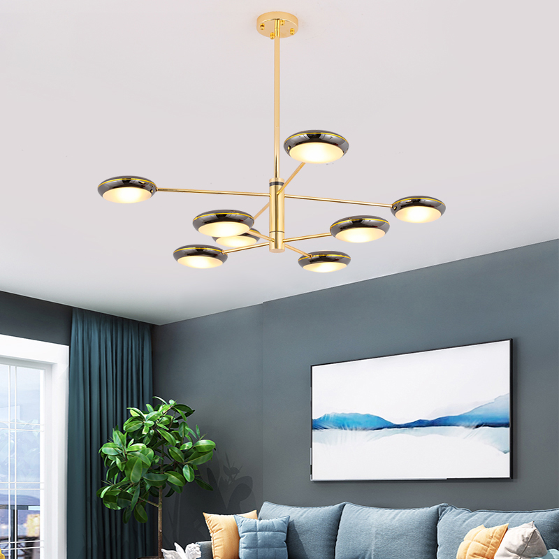 Люстра на штанге DRAMMEN D120 Black by ImperiumLoft