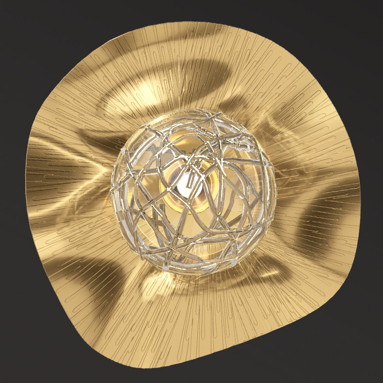 Потолочный светильник INGELA A D12 Brass by ImperiumLoft