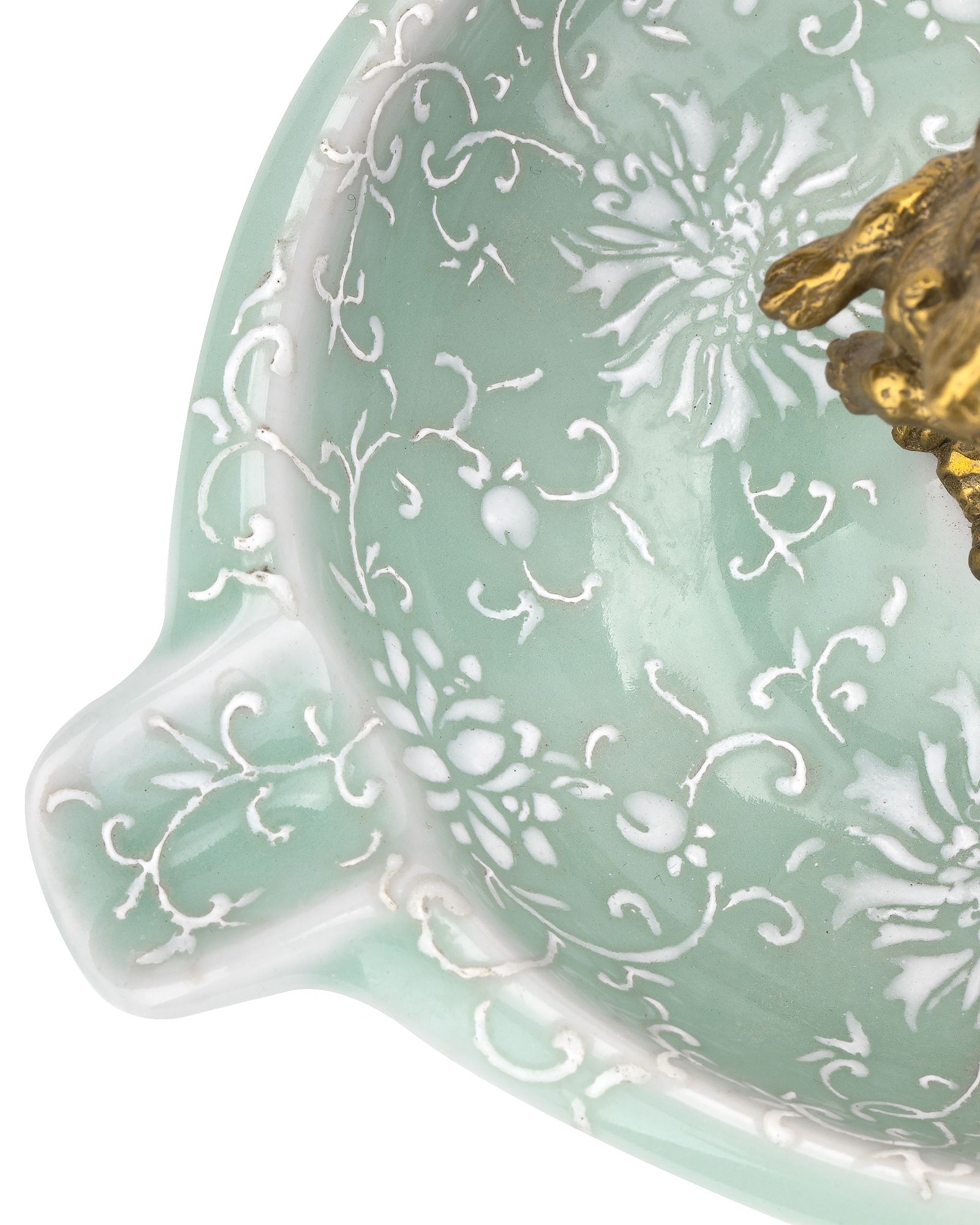 Пепельница с собачкой Glasar C554CL/UW3930