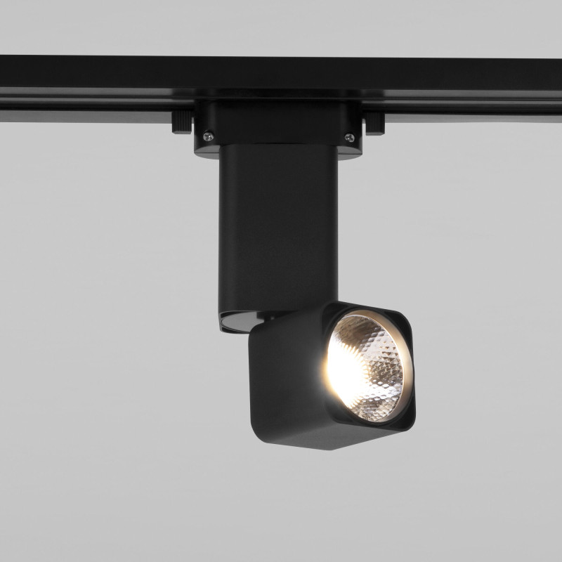 Светильник на шине Elektrostandard Cubus чёрный матовый 10W 4200K (85516/01) однофазн