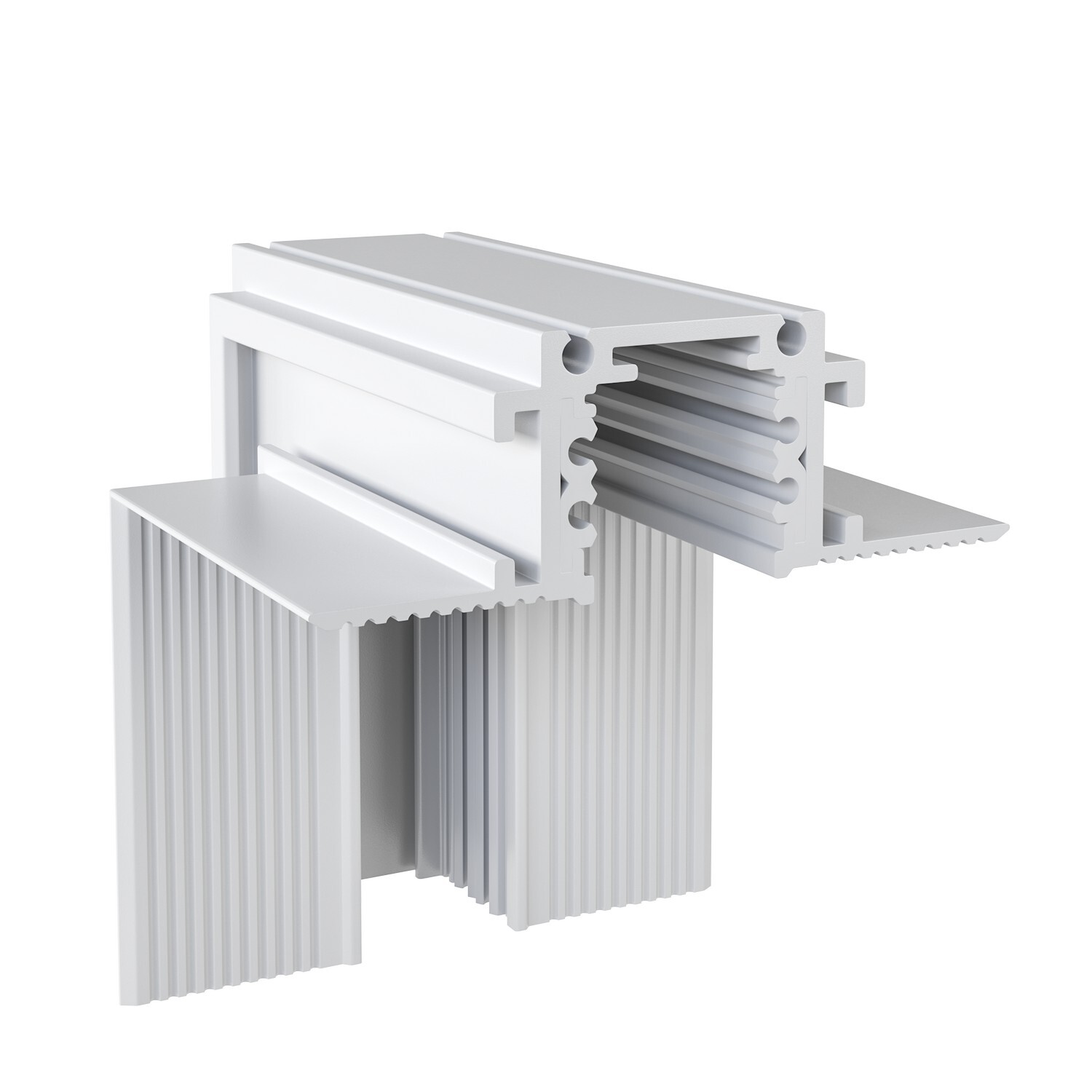 Угол накладной (вертикальный) для магнитной системыV-АВД-5442 White Угол накладной (вертикальный) для магнитной системыV-АВД-5442 White