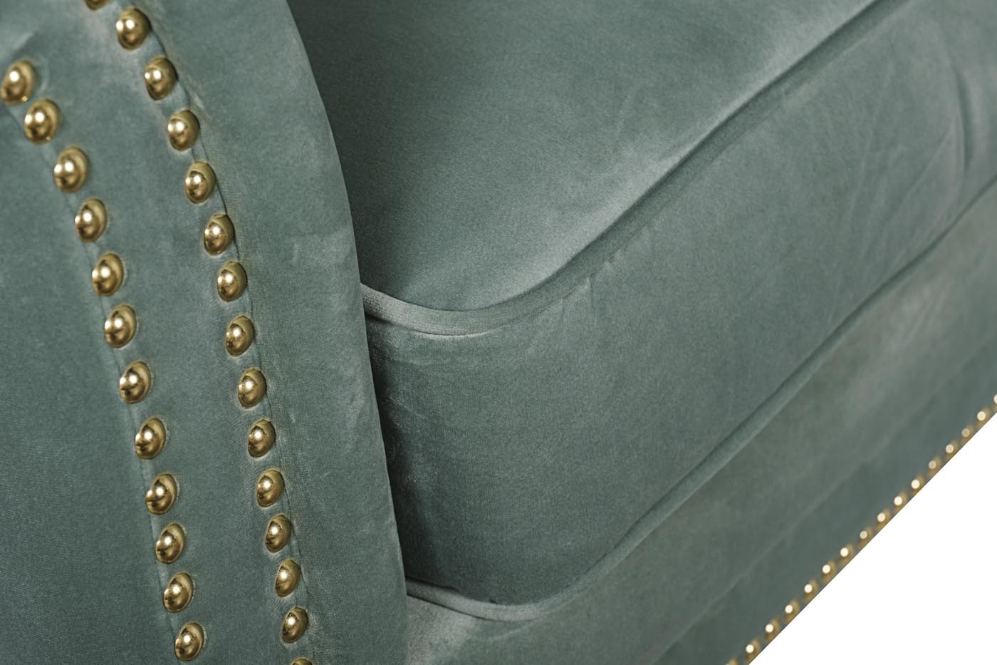 Кресло велюровое мятное (левое) Garda Decor 48MY-2682-L MNT GO