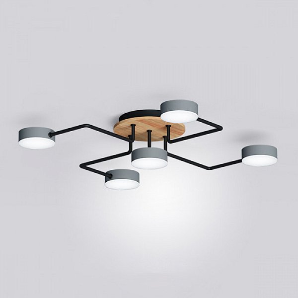 Потолочная люстра SCHEME LED COLOR L58 Grey by ImperiumLoft