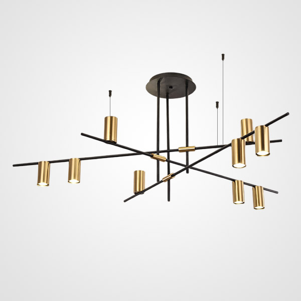 Потолочная люстра CASA N L12 Black by ImperiumLoft