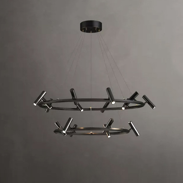 Кольцевые люстры и светильники LEEDS RING L16 by ImperiumLoft