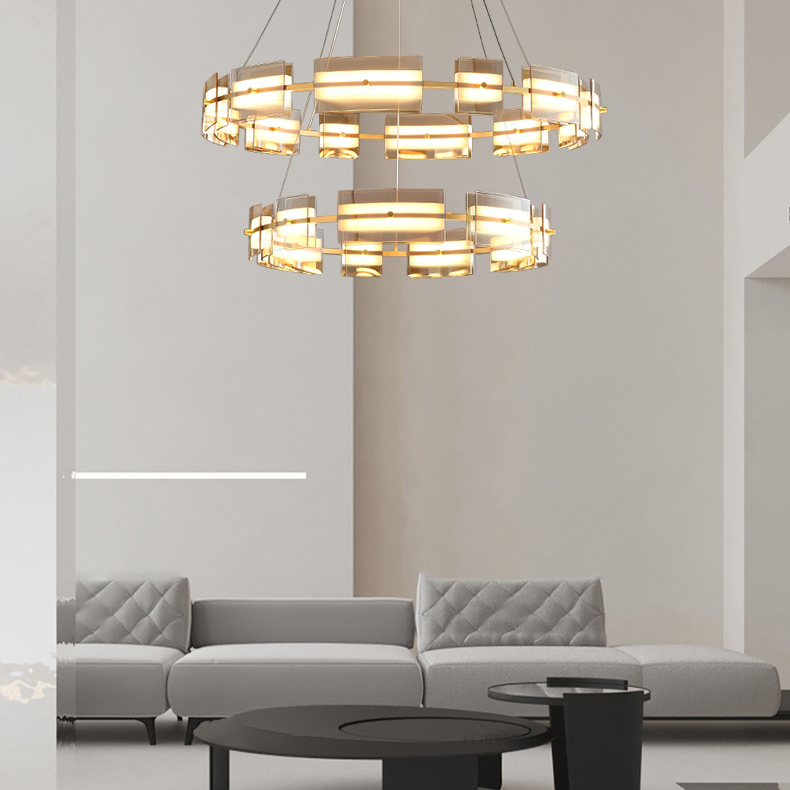Подвесная люстра BRIAND D61+81 Brass by ImperiumLoft