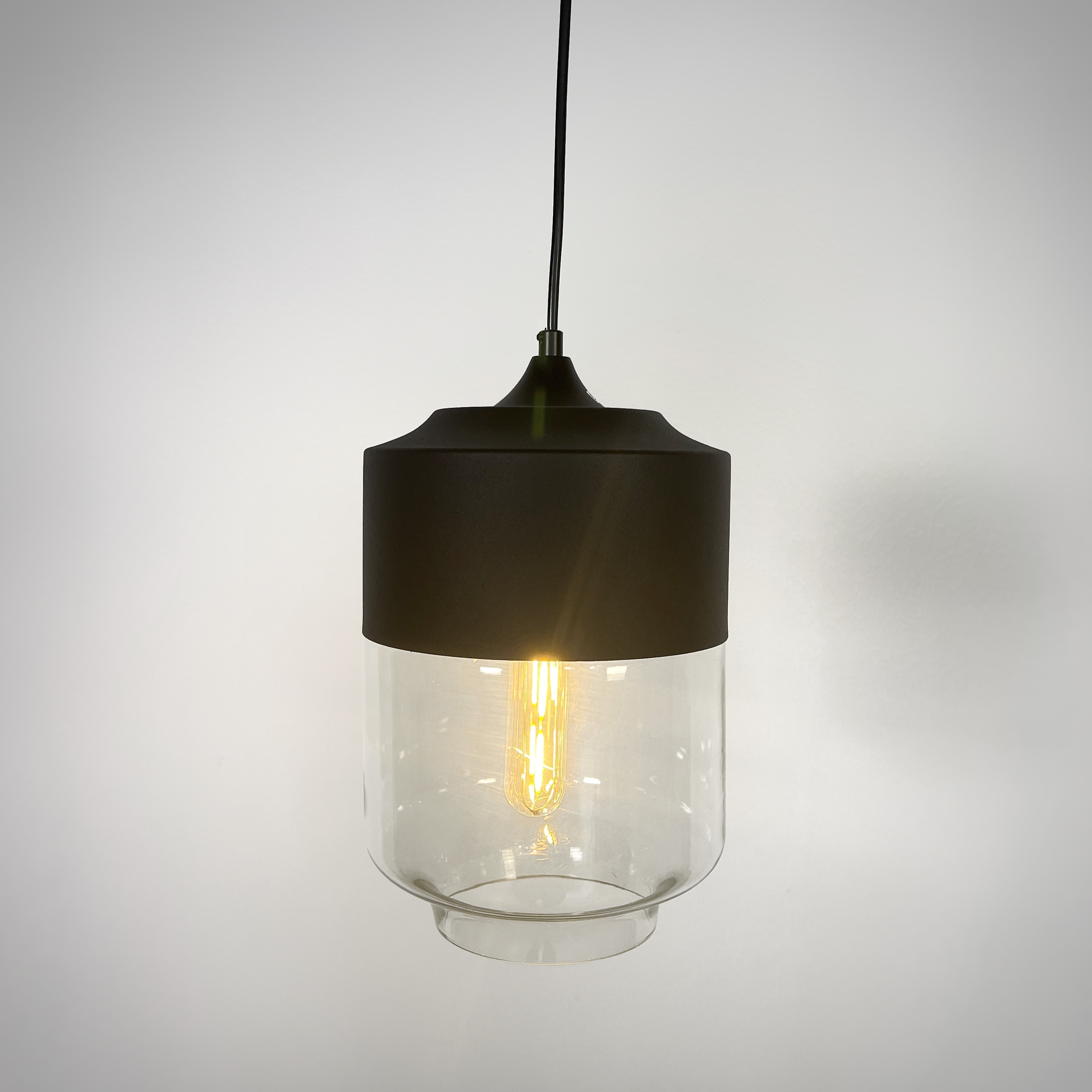 Подвесной Светильник Nord A D18 Black/Transparent By Imperiumloft
