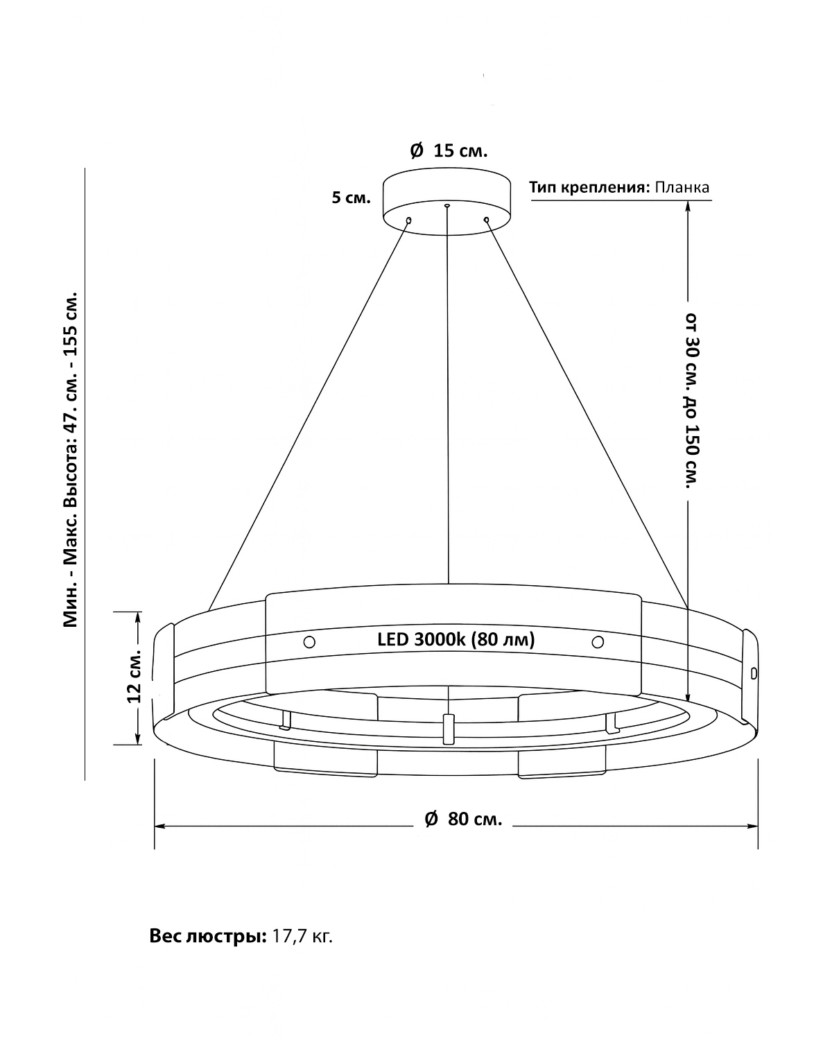Золотая круглая люстра Берген Louvre Home LCH280325XNP