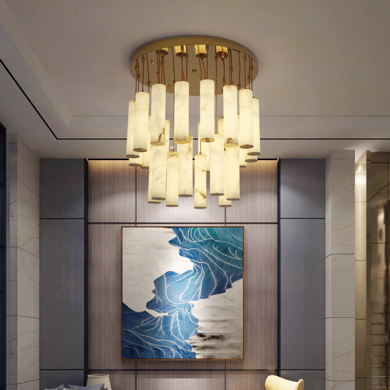 Потолочная люстра MARBLE GOLD by ImperiumLoft