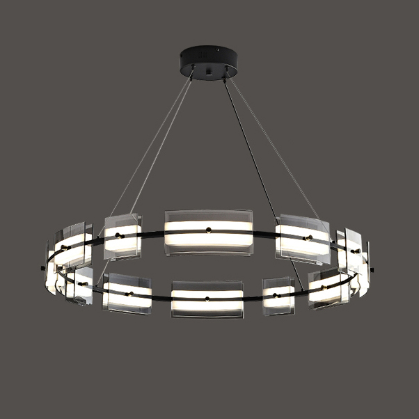 Подвесная люстра BRIAND D81 Black by ImperiumLoft