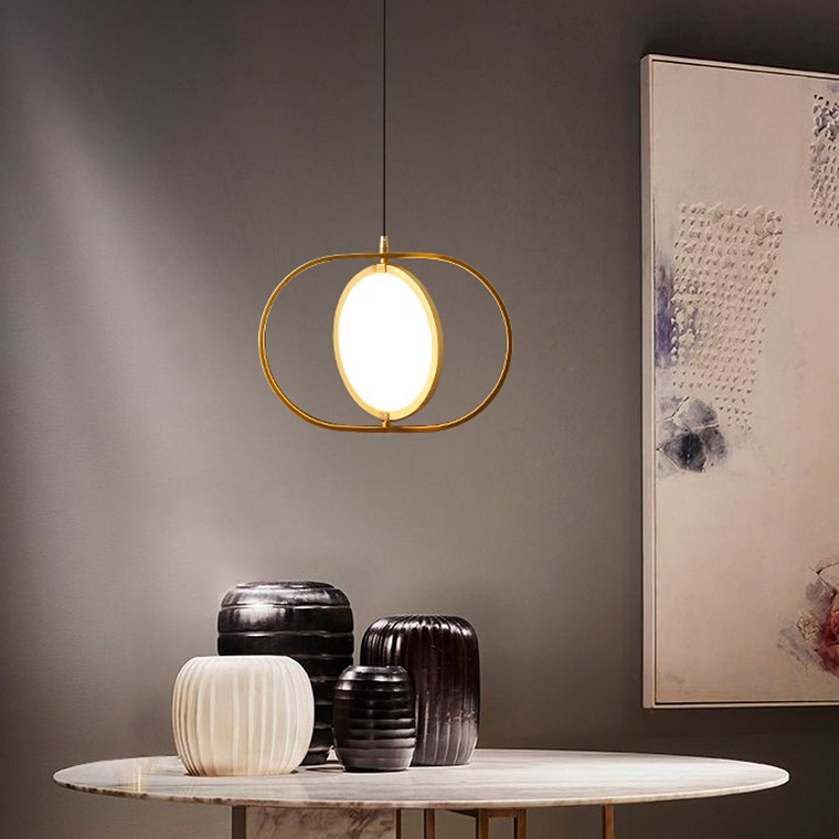 Подвесной Светильник Arvet Горизонтальный Золото By Imperiumloft