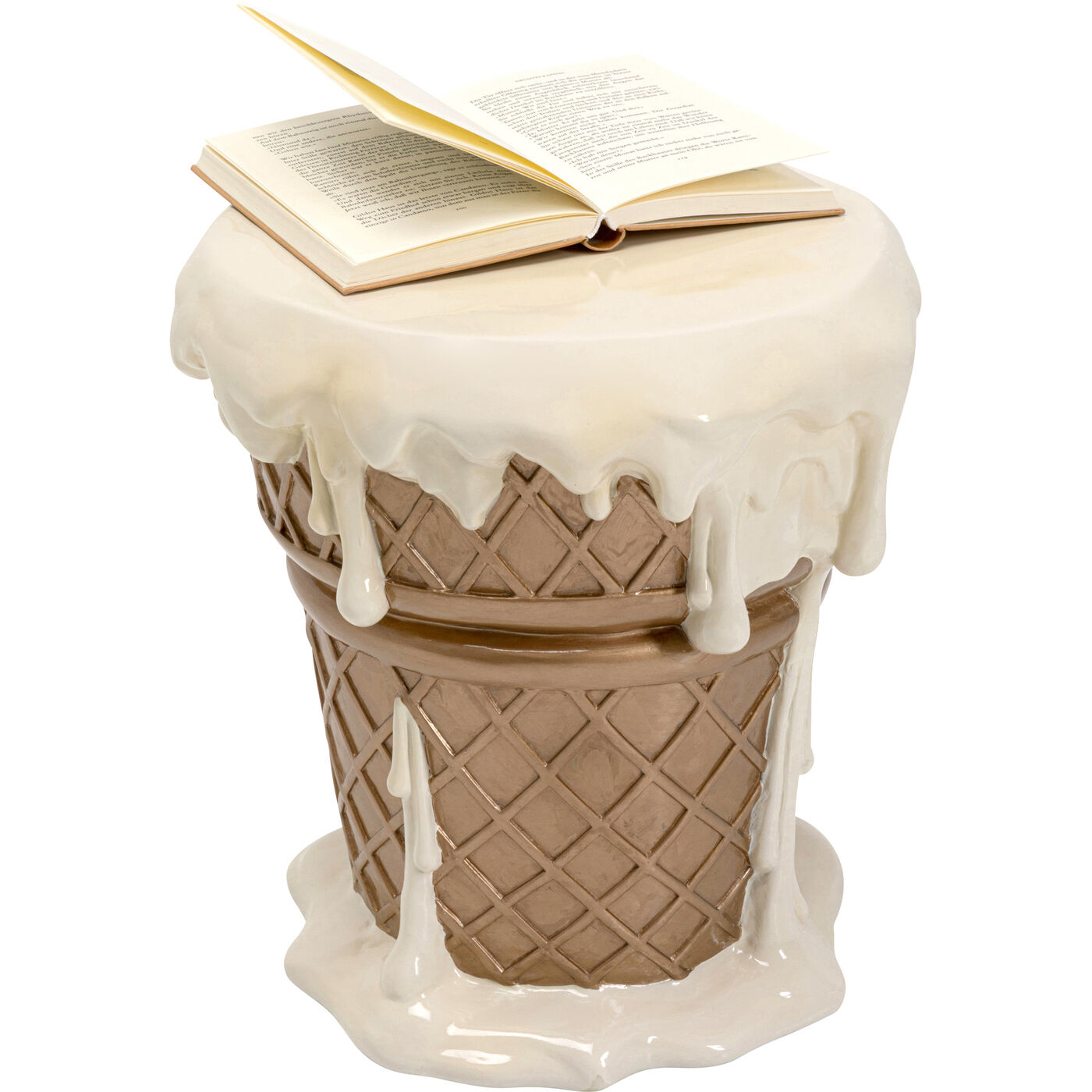 Пуф Ice Cream Vanilla Ø37cm KARE 71284