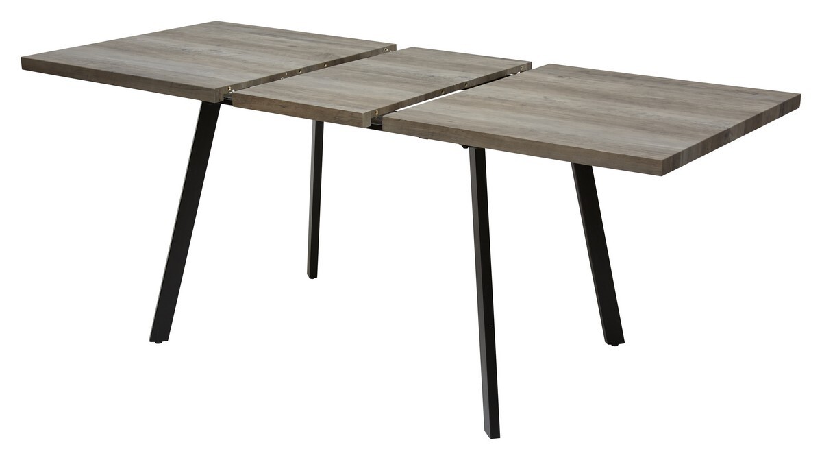 Стол PROMETEY раcкладной 120/160 x 80 см, серый дуб Bradex Home FR 0315