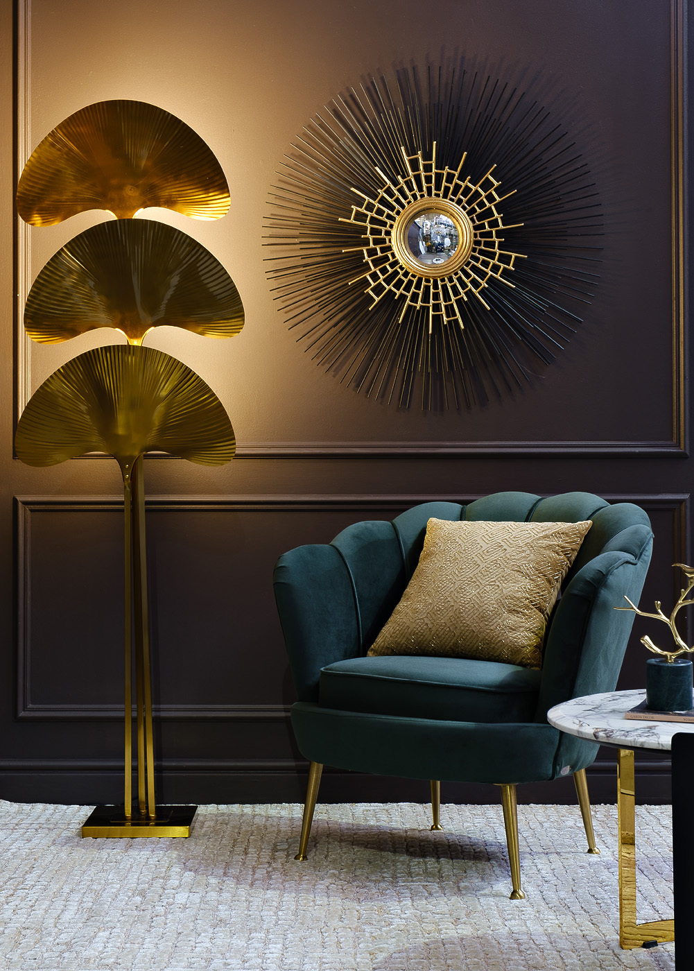 Зеркало декоративное настенное Garda Decor 19-OA-5656-1