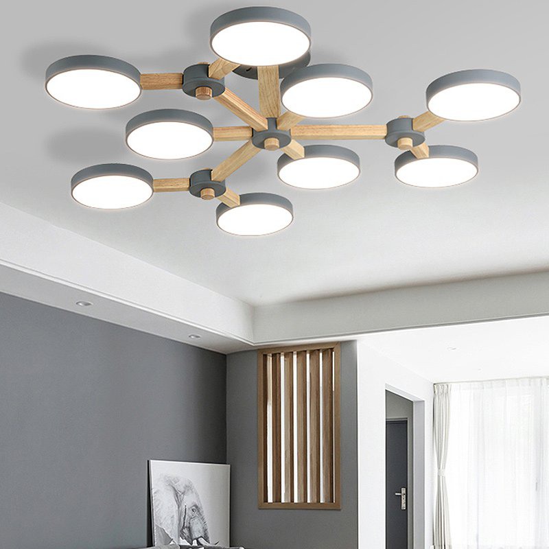 Подвесная люстра TURNA Серый by ImperiumLoft