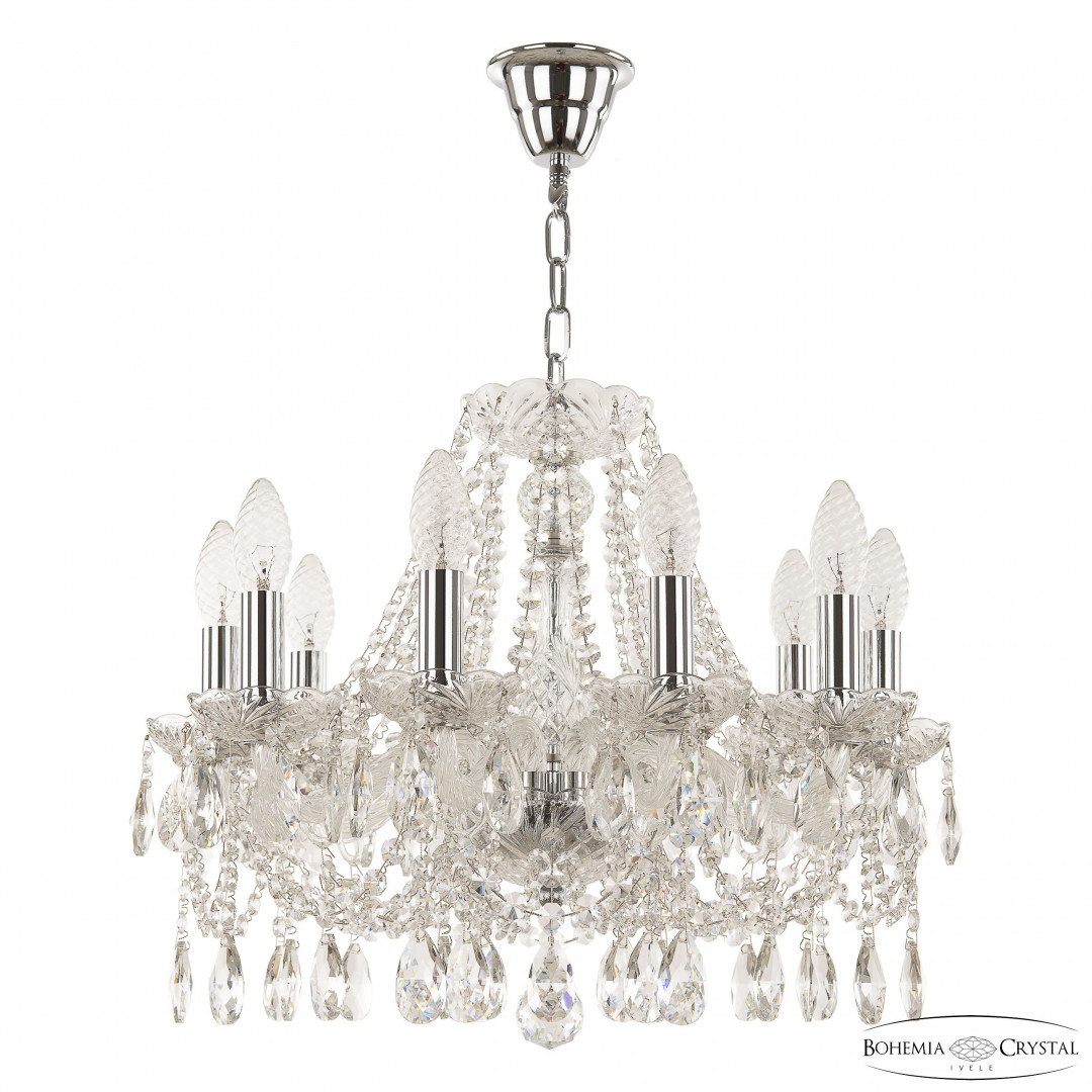 Люстра хрустальная 107/10/165 Ni Bohemia Ivele Crystal