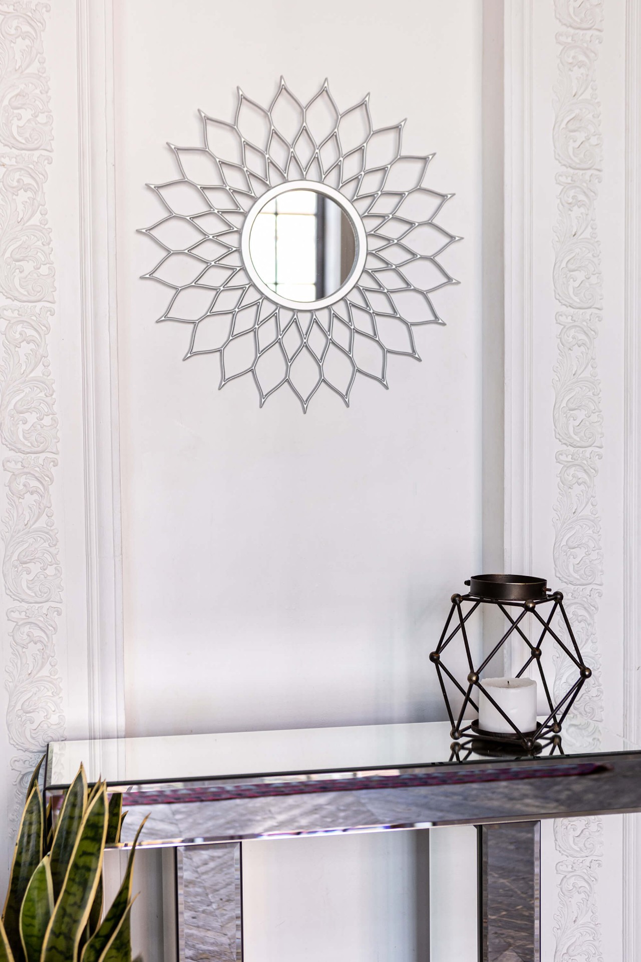 Зеркало BountyHome Mast Silver mv036-silver