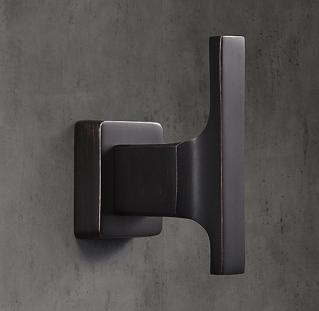 Крючок Restoration Hardware Colliers Small Bronze