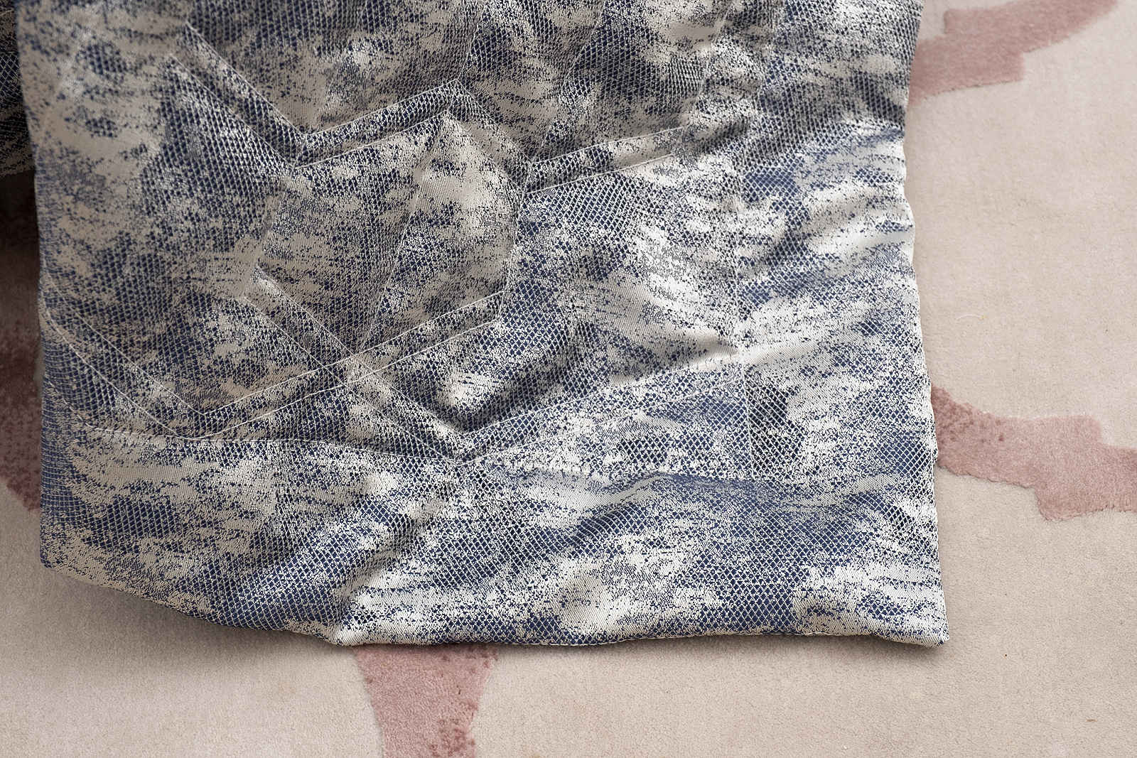 Покрывало HOUSTON синее со стежкой 260*260 Garda Decor 121GD-14615