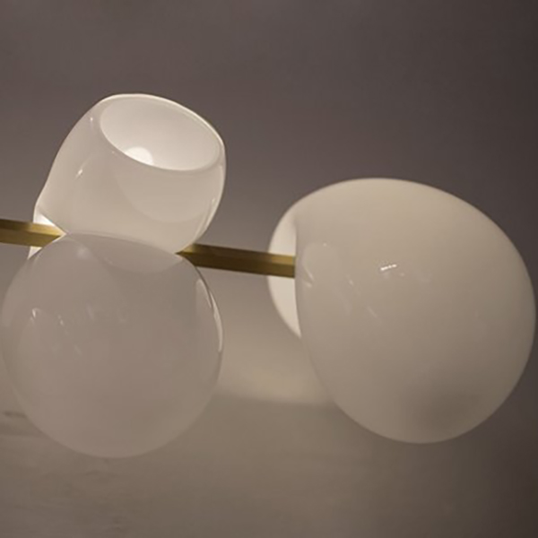 Бра White glass trap 5 Wall Lamp by ImperiumLoft