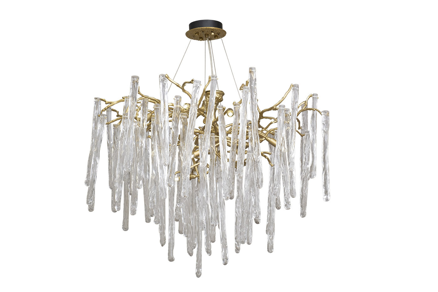 Люстра Asida стекло/золото Garda Decor 86-6001/800