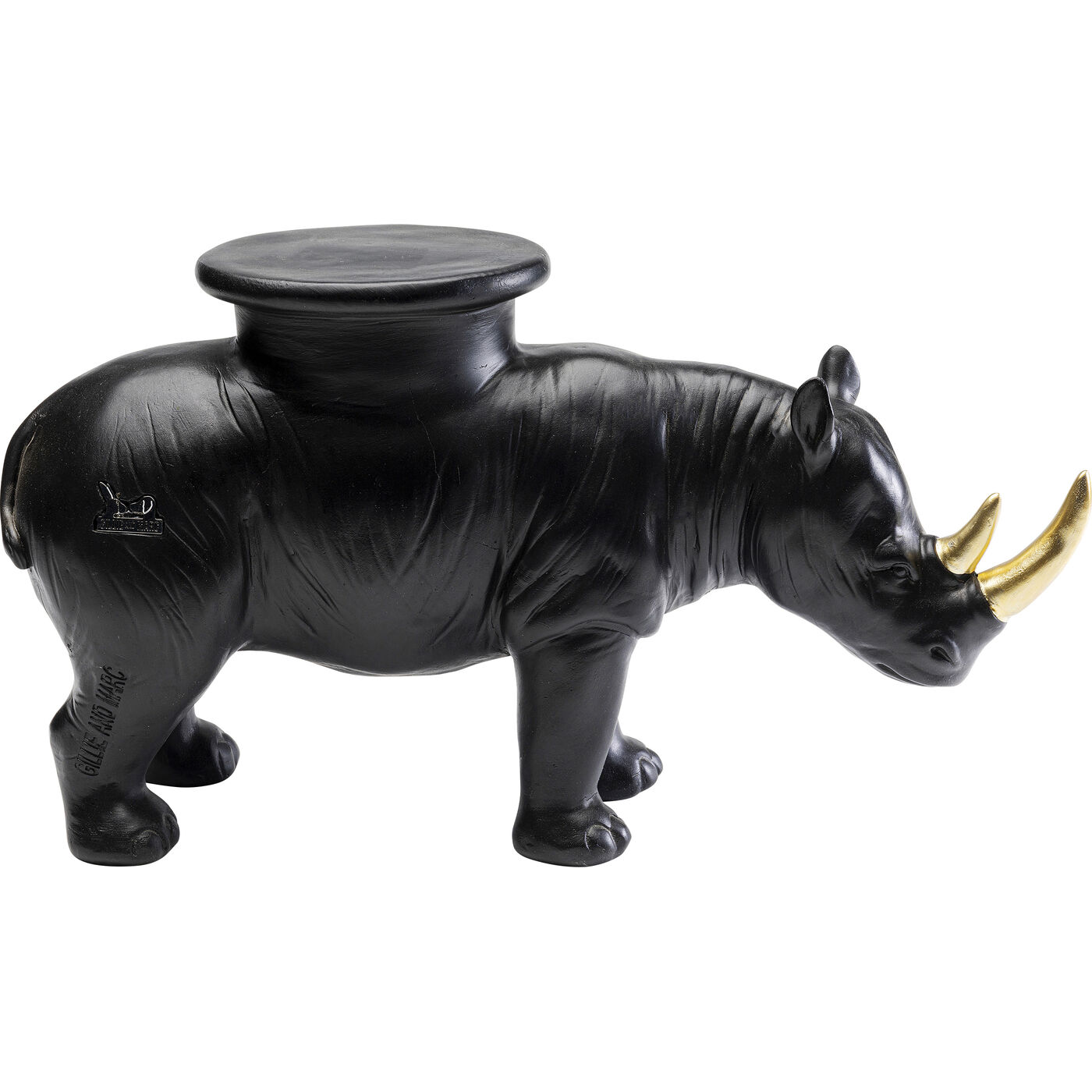 Фигура декоративная Rhino Black 41 см KARE 56274