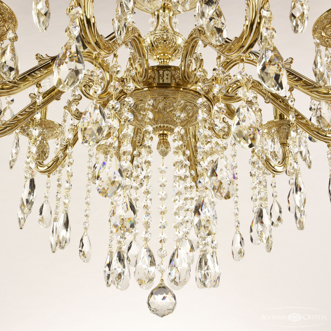 Люстра бронзовая с хрусталём 71202/10/210 B GW