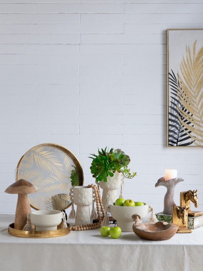 Ваза декоративная с кисточками Glasar 460278