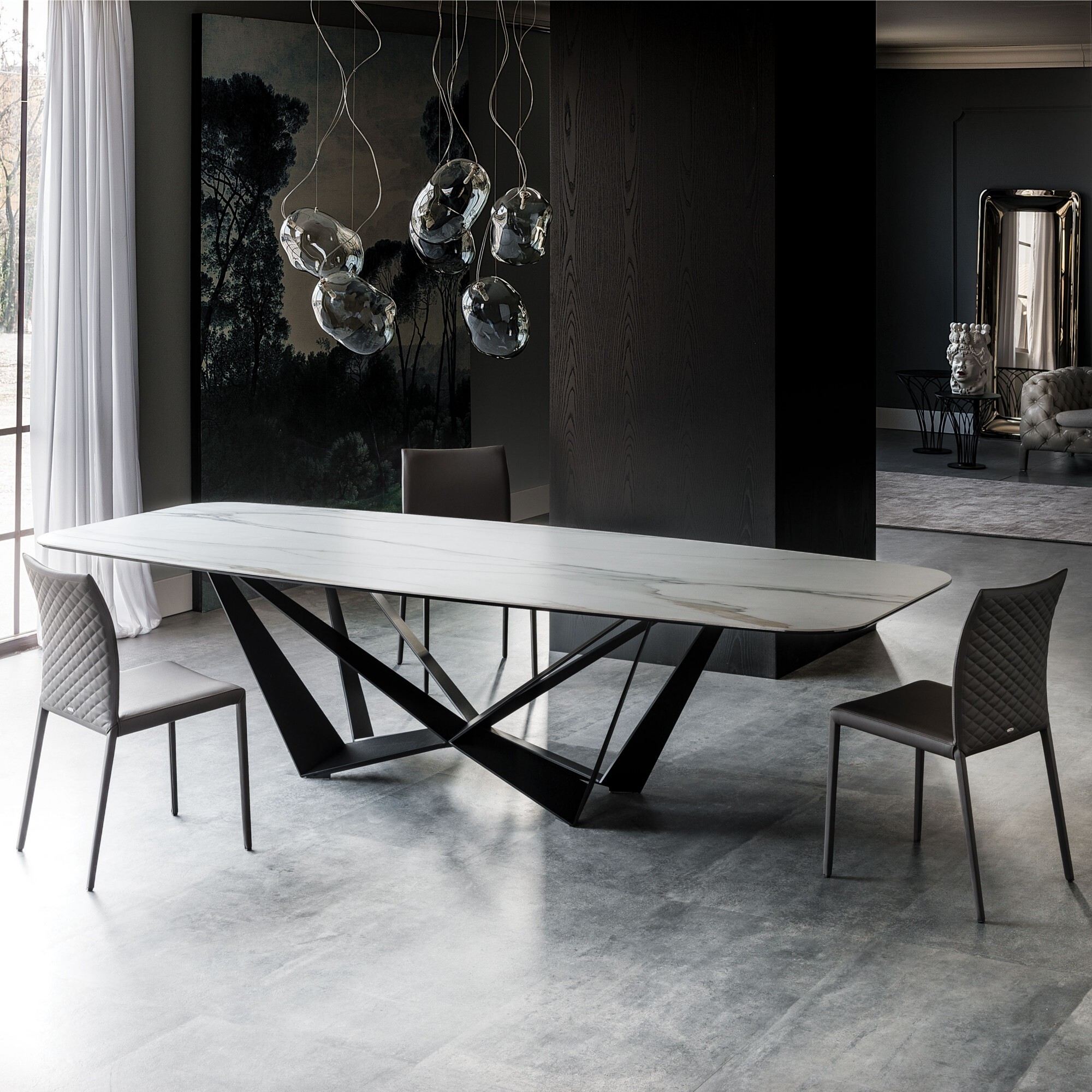 Люстра Cattelan Italia Cloud 6 fume