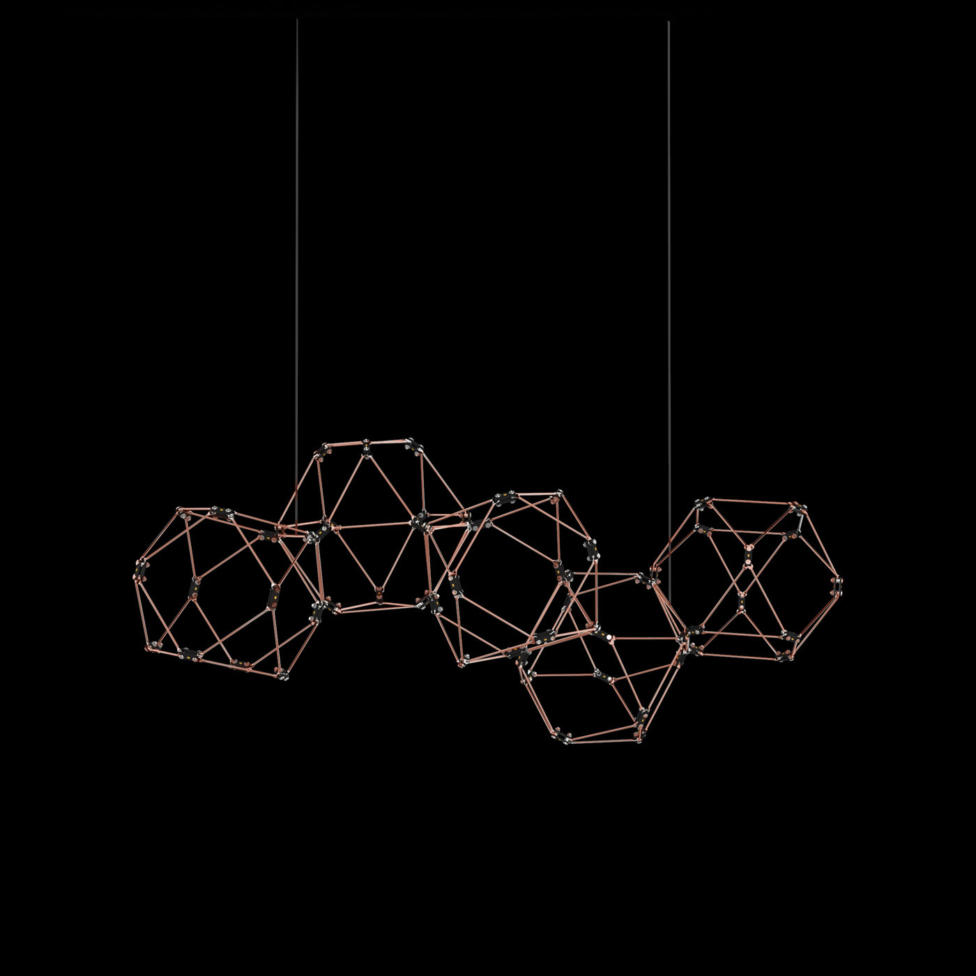 Люстра Delight Collection Lucciola 5A matt gold