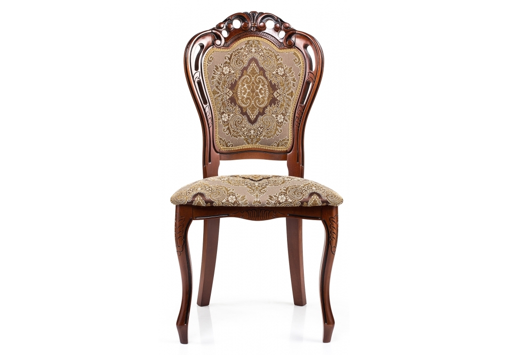 Стул деревянный Woodville Bronte вишня / патина 438324