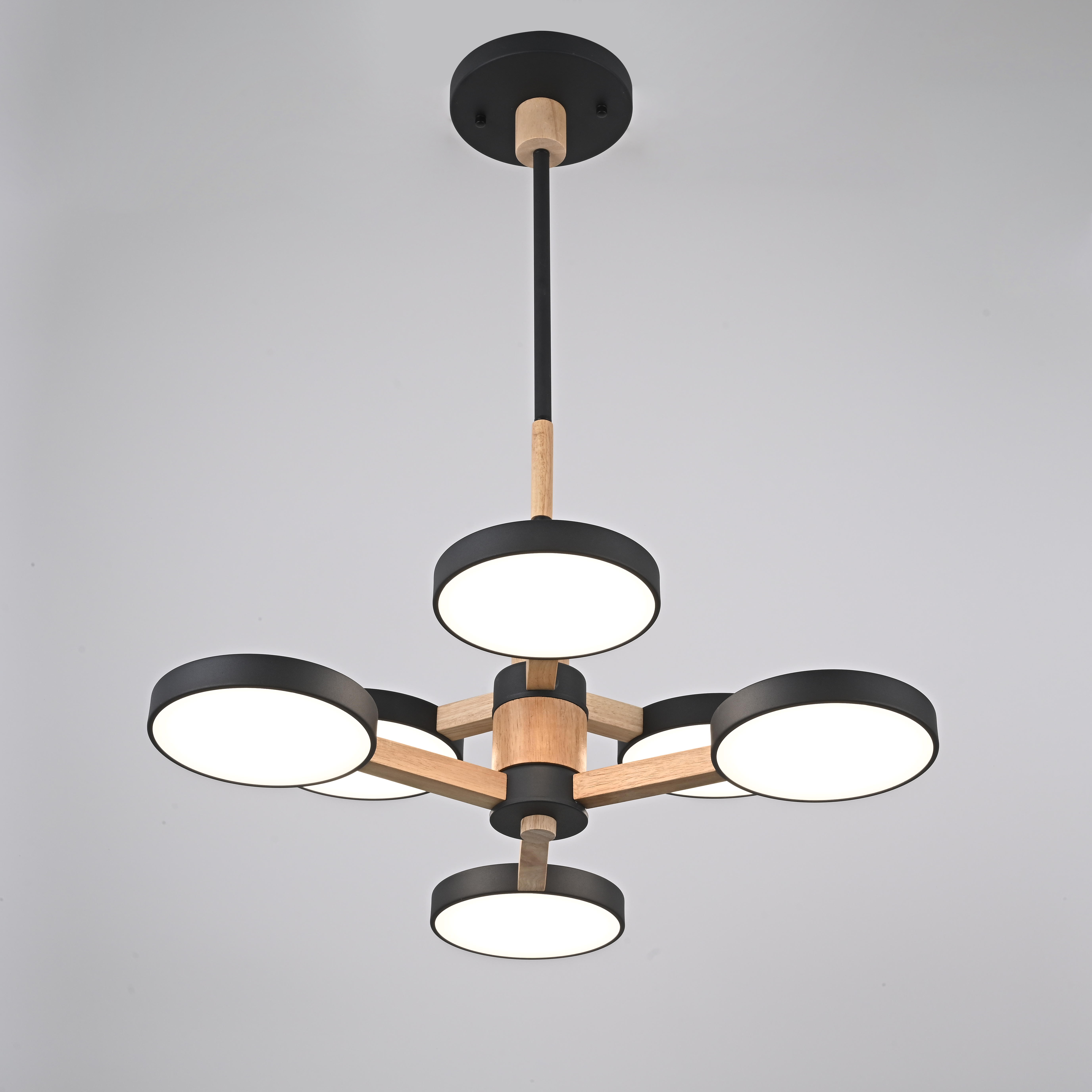 Подвесная люстра TURNA DBL L6 Black by ImperiumLoft