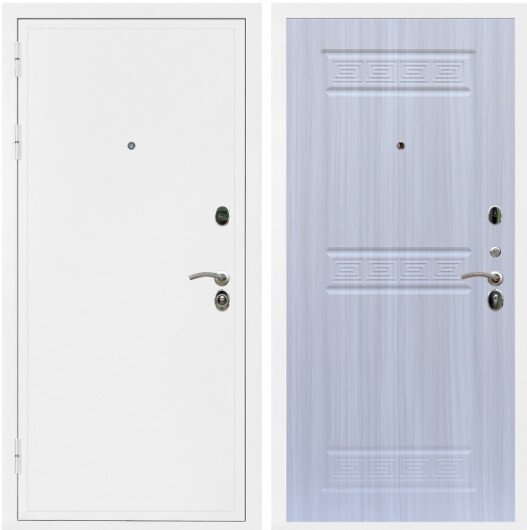 Дверь входная Graf ПрестижБелая шагрень / МДФ 10 мм ФЛ-242 Сандал белый