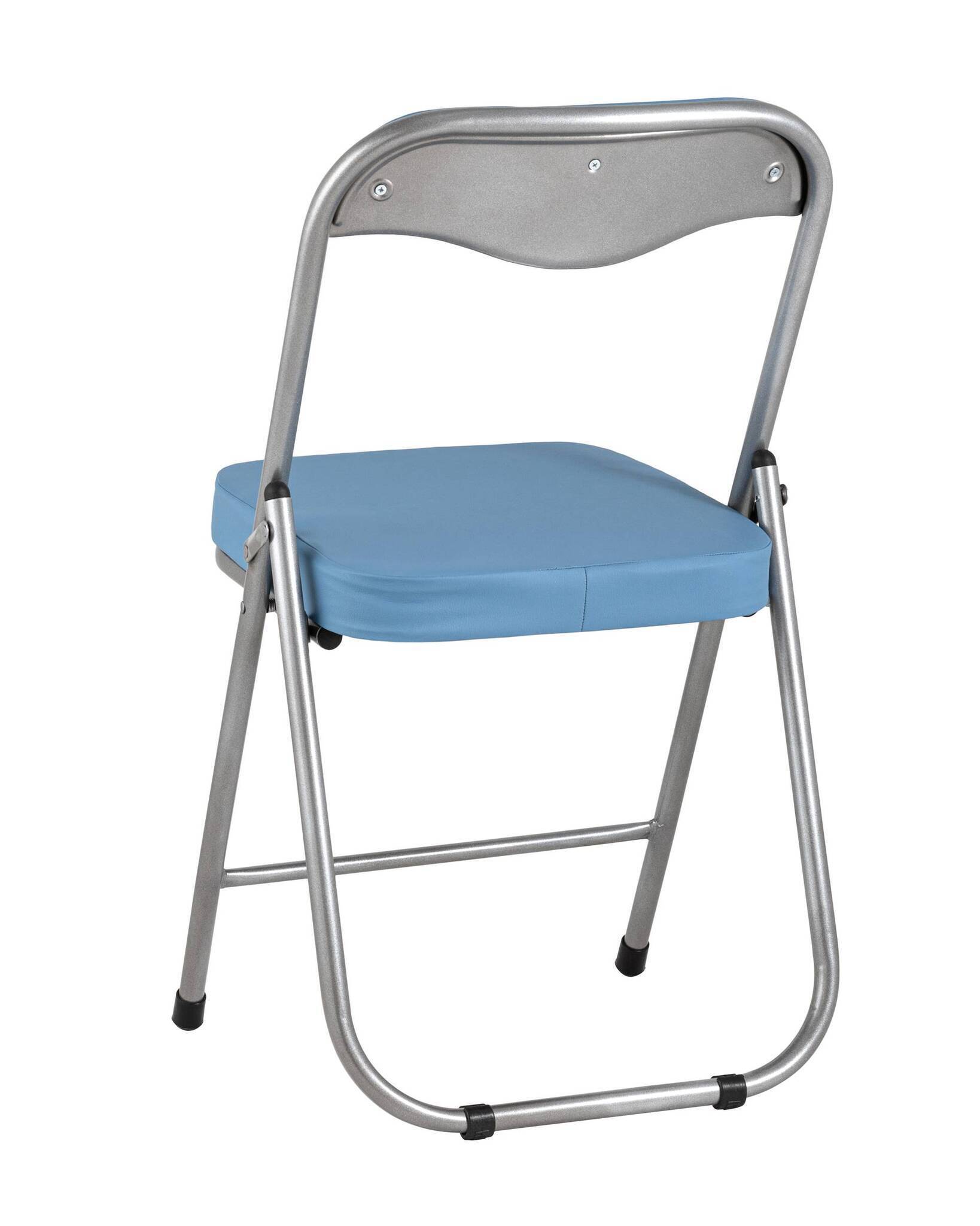 Стул складной ДЖОН металлик, голубой Stool Group