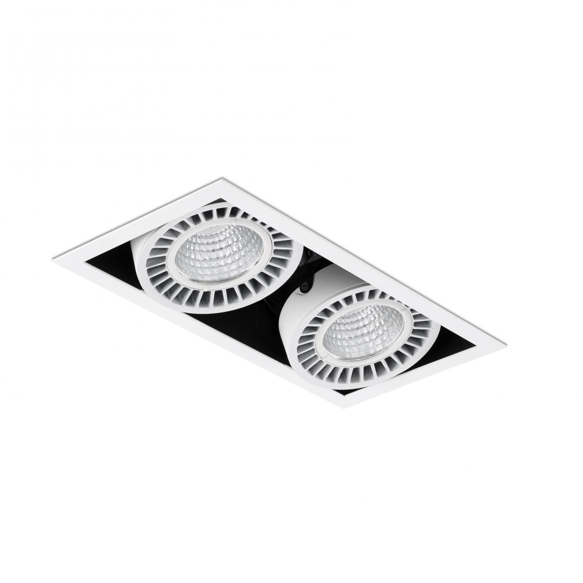 Colin-2 Встраиваемый светильник белый LED 36-50W 2700K 56є Faro