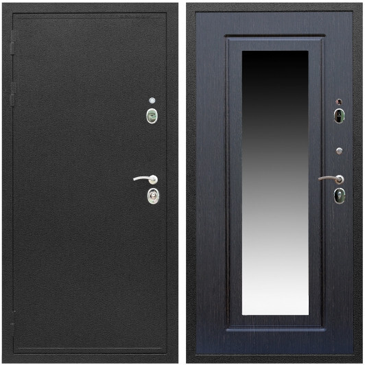 Дверь входная Graf Престиж Черный шелк / МДФ 16 мм ФЛЗ-120 Венге