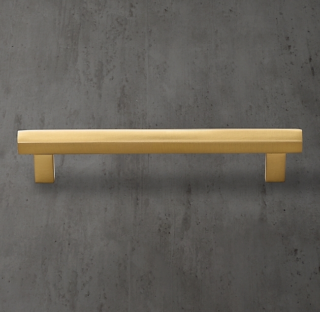 Ручка-скоба Restoration Hardware Dover L.20.3 Lac.Burnished Brass