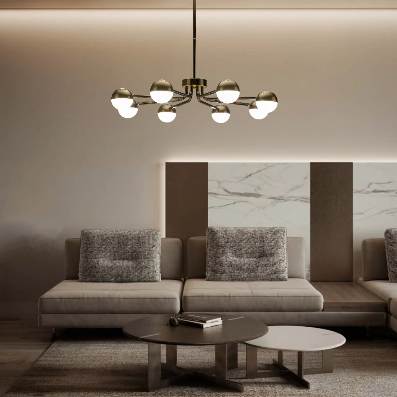Потолочная люстра BARCELONA CH D65 by ImperiumLoft