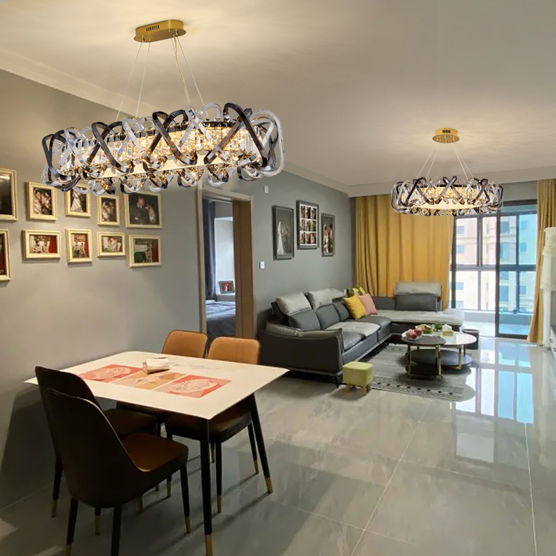 Подвесной светильник KARLENA LONG Grey by ImperiumLoft