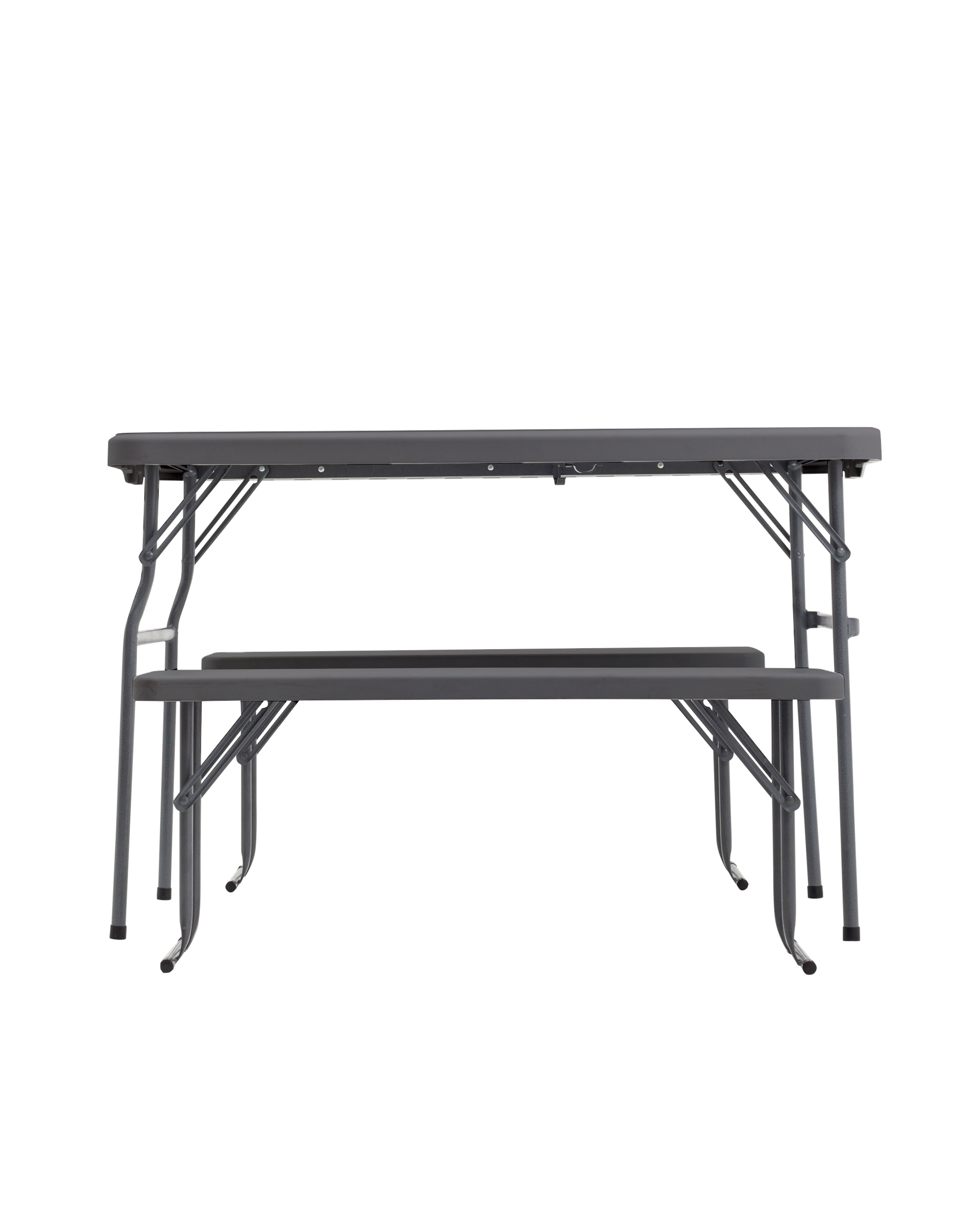 Комплект стола и двух скамеек Кейт коричневый Stool Group