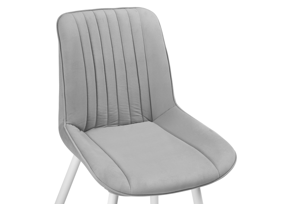 Стул Woodville Седа светло-серый / белый 502101