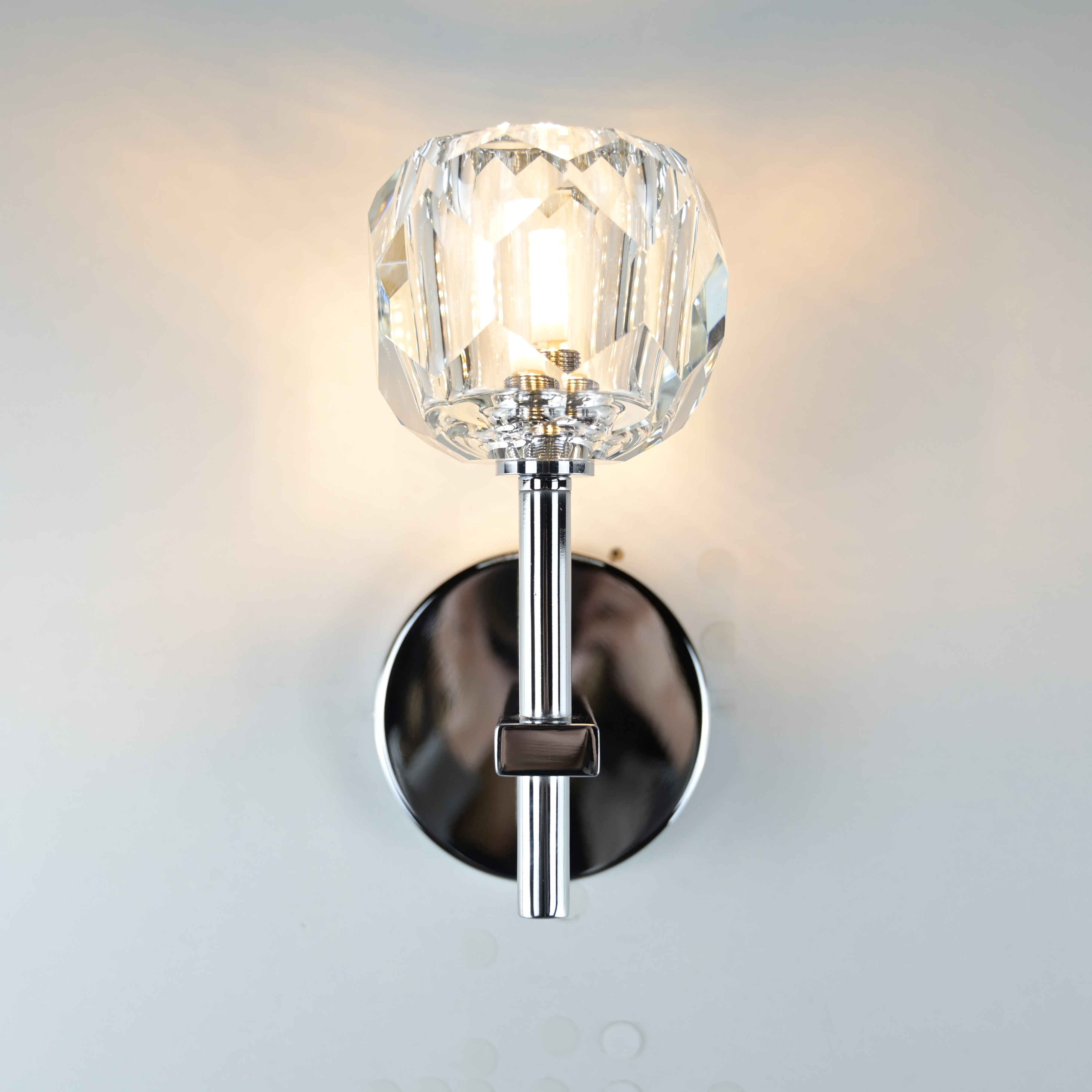 Бра Boule de Cristal Single Sconce Chrome by ImperiumLoft