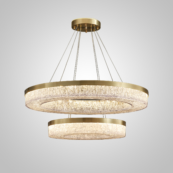 Кольцевая люстра OLAGUS А Brass by ImperiumLoft