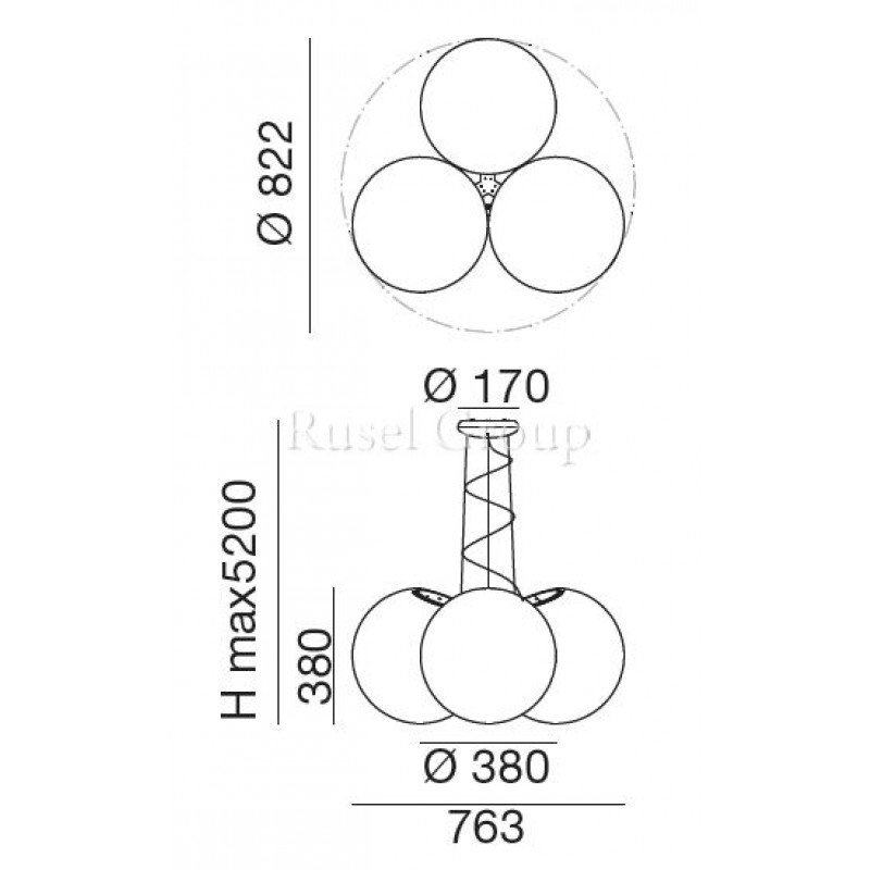 Подвесной светильник Linea Light Oh! 10221
