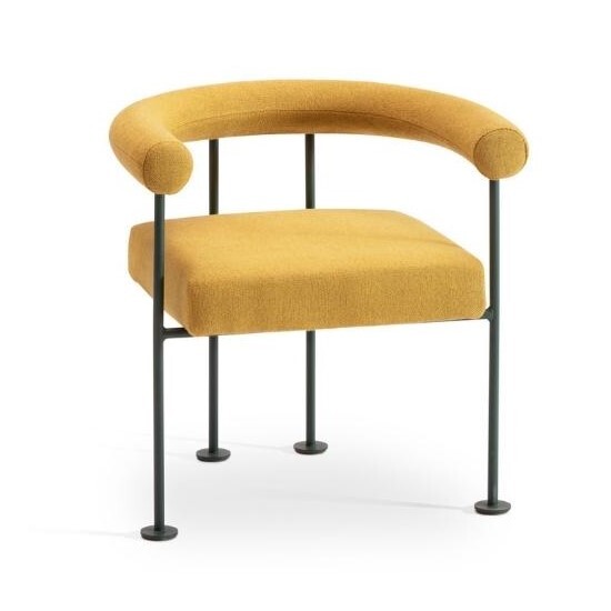 Стул Midj Qua-ndo P M TS Ocher Yellow S2190PT